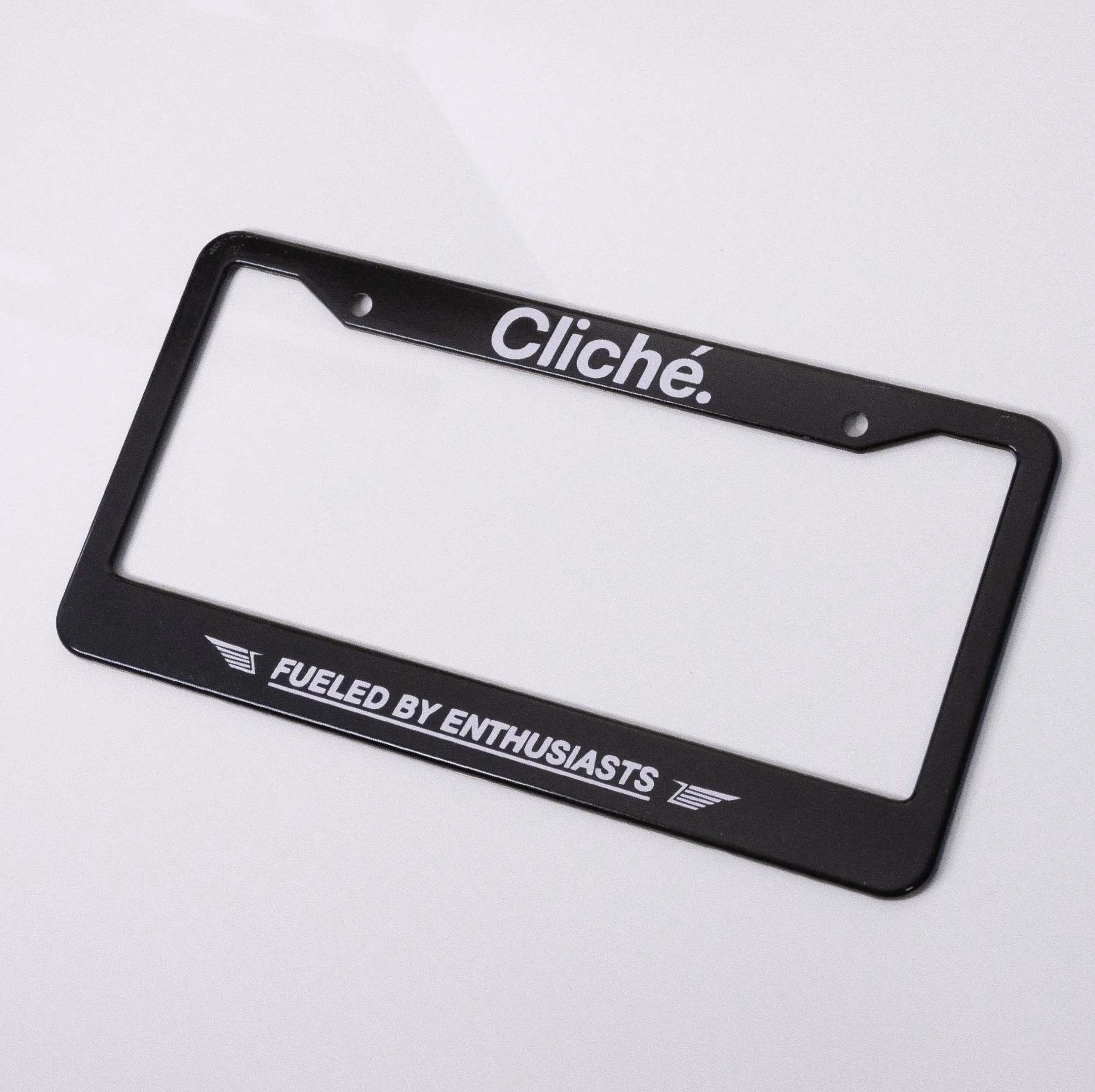 Cliché Classic License Plate Cover (Black)