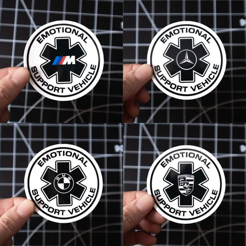 Cliché - "BMW" Emotional Support Vehicle Sticker