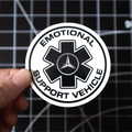 Cliché - "Mercedes" Emotional Support Vehicle Sticker