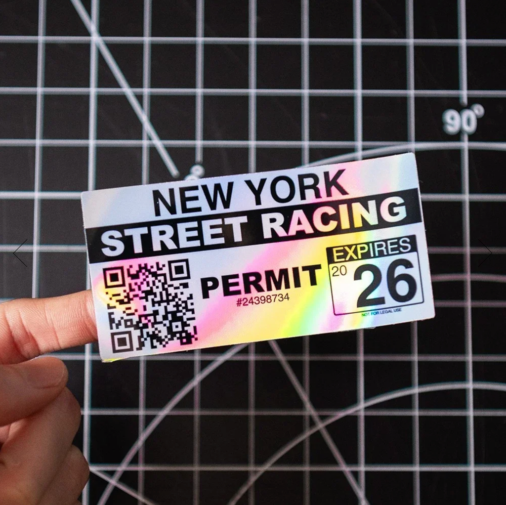 Cliché - CUSTOM STATE "Street Racing" 2026 Permit Sticker