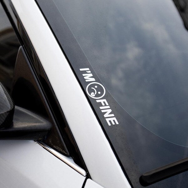 Cliché - "I'm Fine" Vinyl Decal