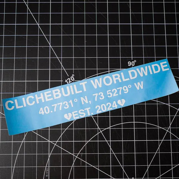 Cliché - "Worldwide" Vinyl Decal