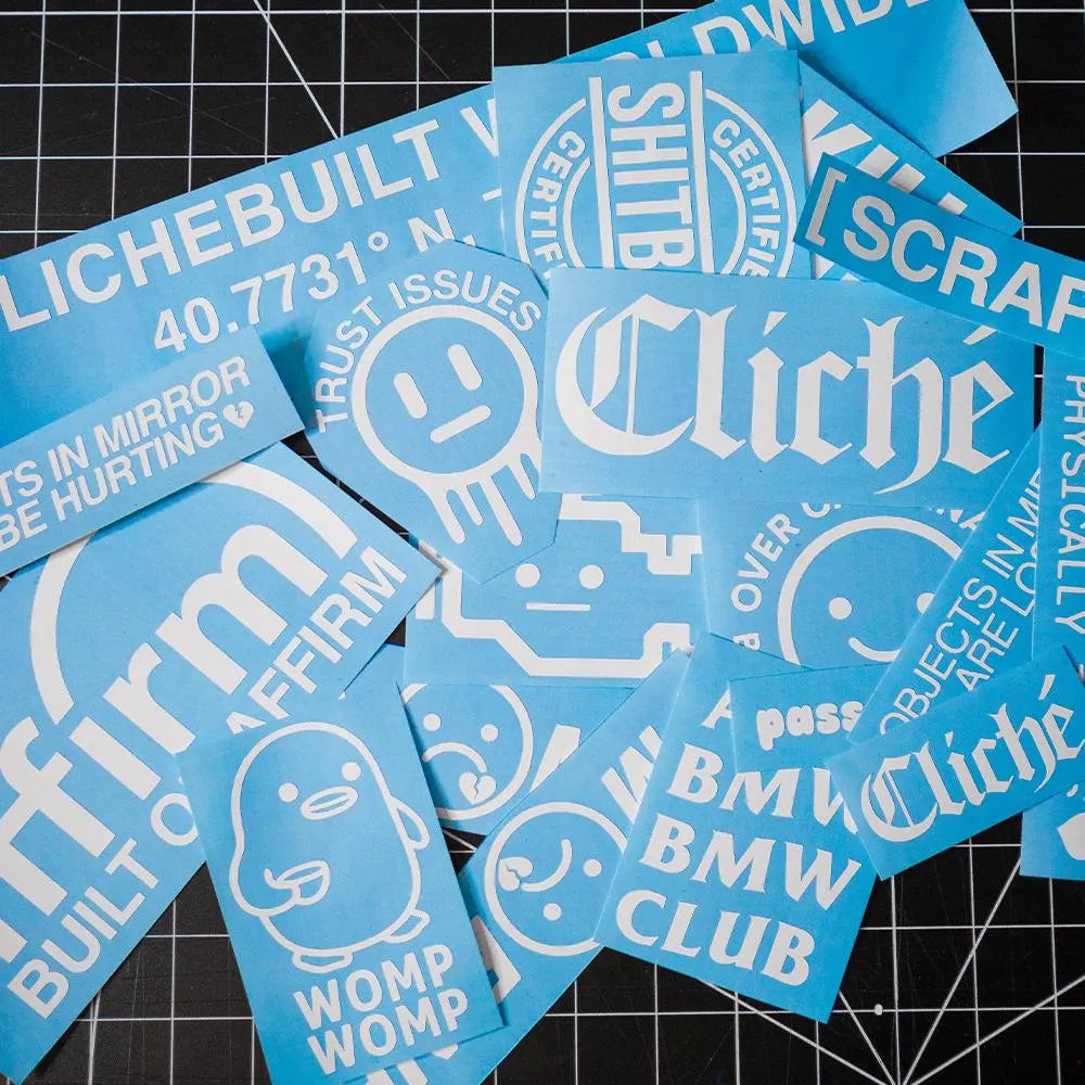 Cliché - "Check Engine Light" Vinyl Decal