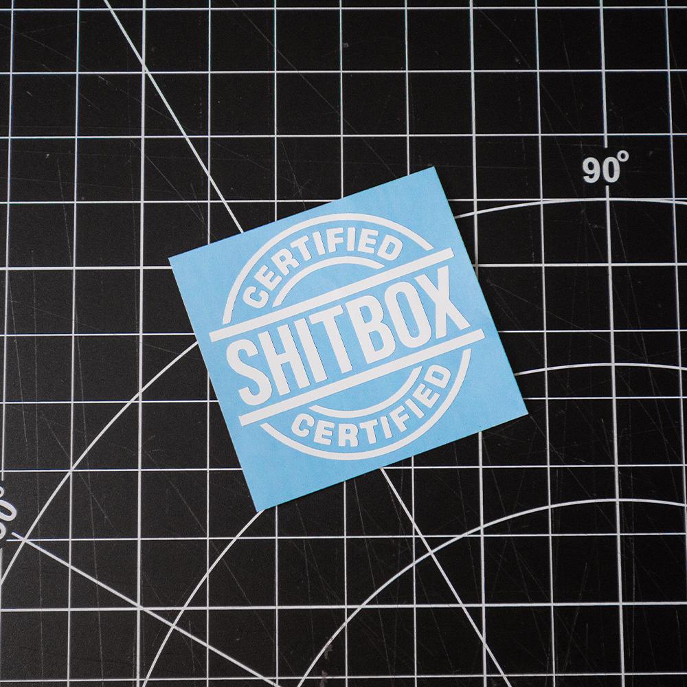 Cliché - "Certified Shitbox" Vinyl Decal