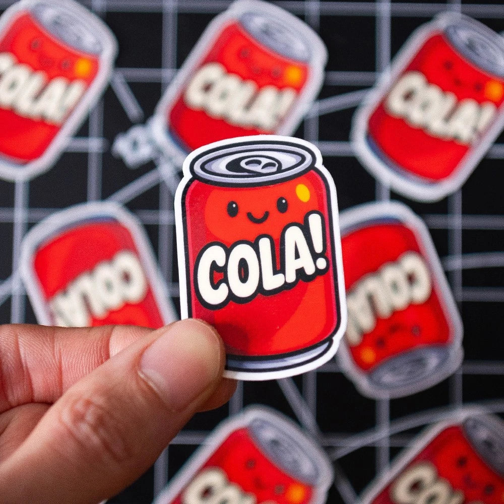 Cliché - Can of Cola Mini Sticker