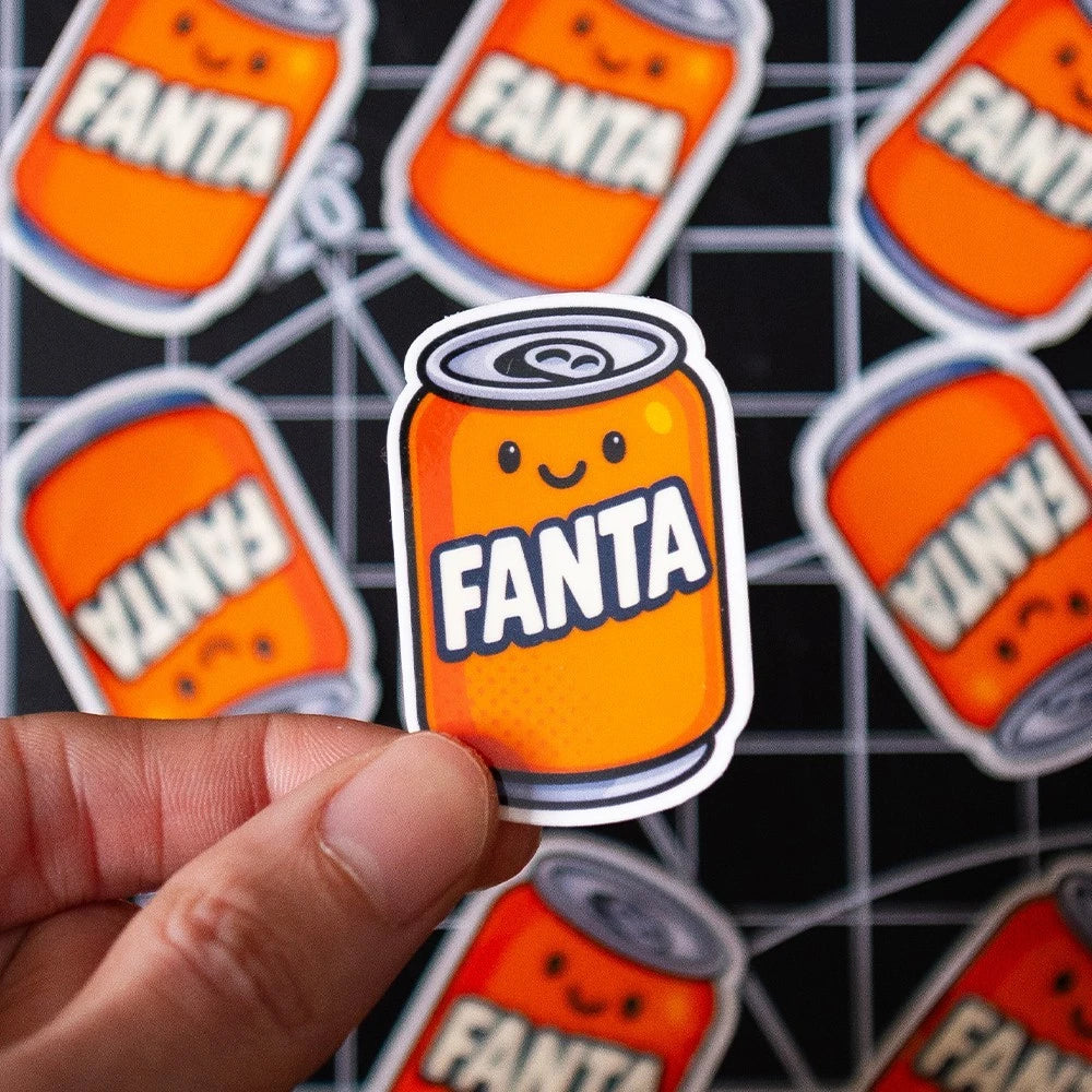 Cliché - Can of Fanta Mini Sticker