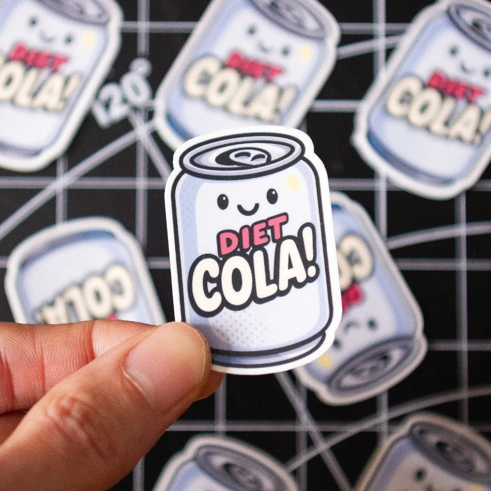 Cliché - Can of Diet Cola Mini Sticker