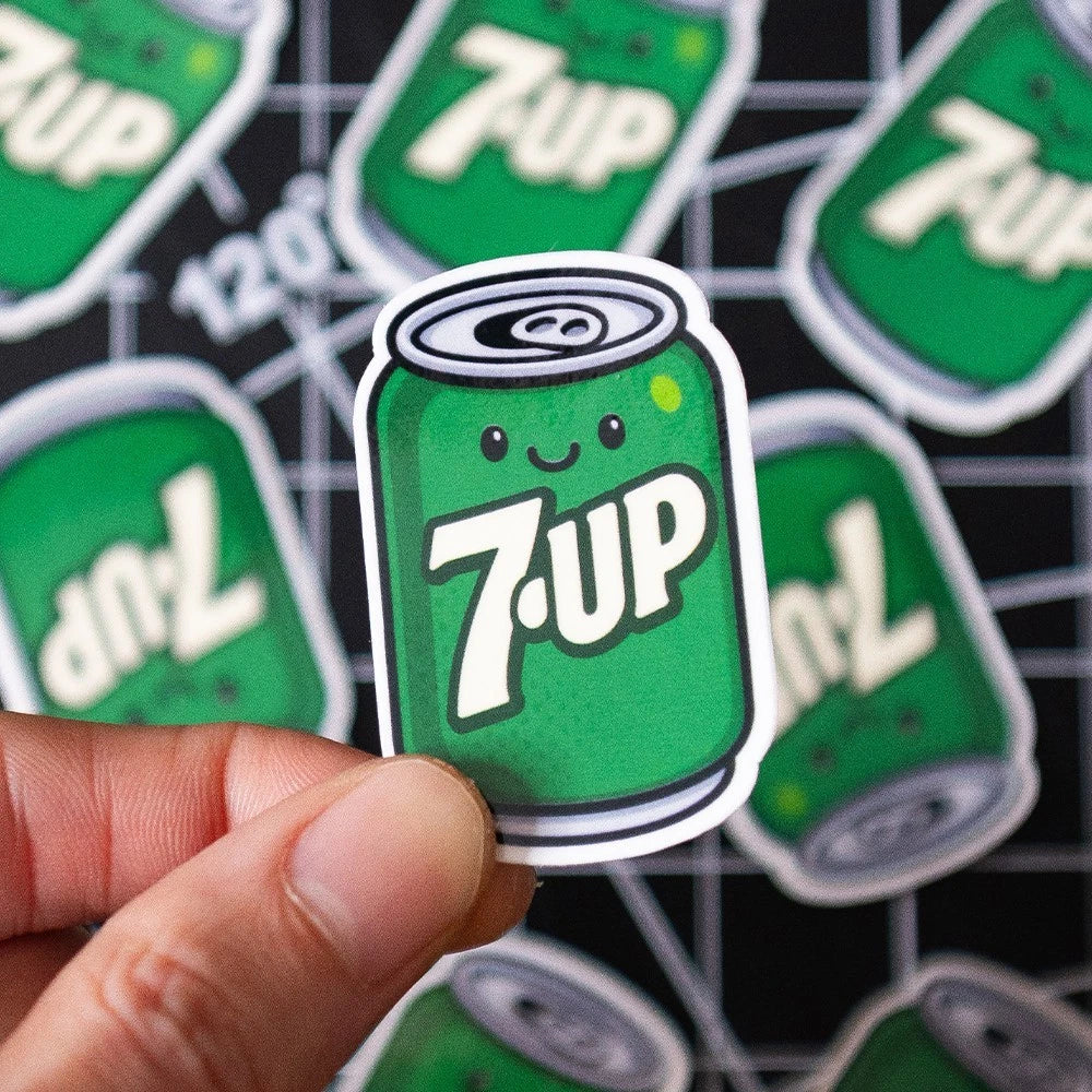 Cliché - Can of 7 Up Mini Sticker